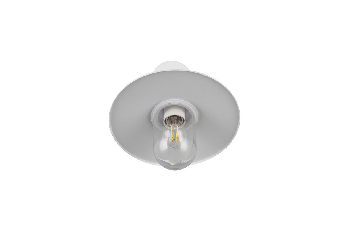 AUSSENWANDLEUCHTE Brenta 30/32 cm  - Klar/Weiß, Design, Glas/Metall (30/32cm) - Trio Leuchten