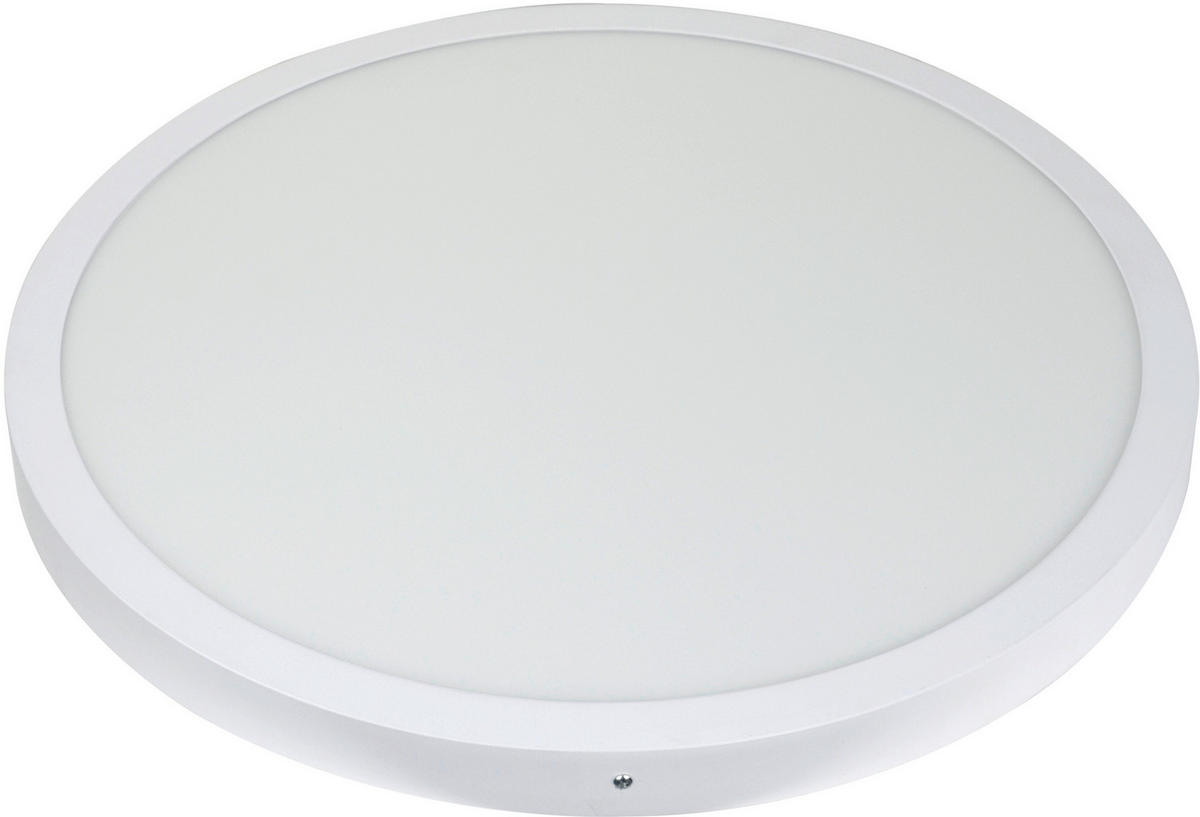 LED-DECKENLEUCHTE 60,5/4 cm   - Weiß, Basics, Kunststoff/Metall (60,5/4cm)