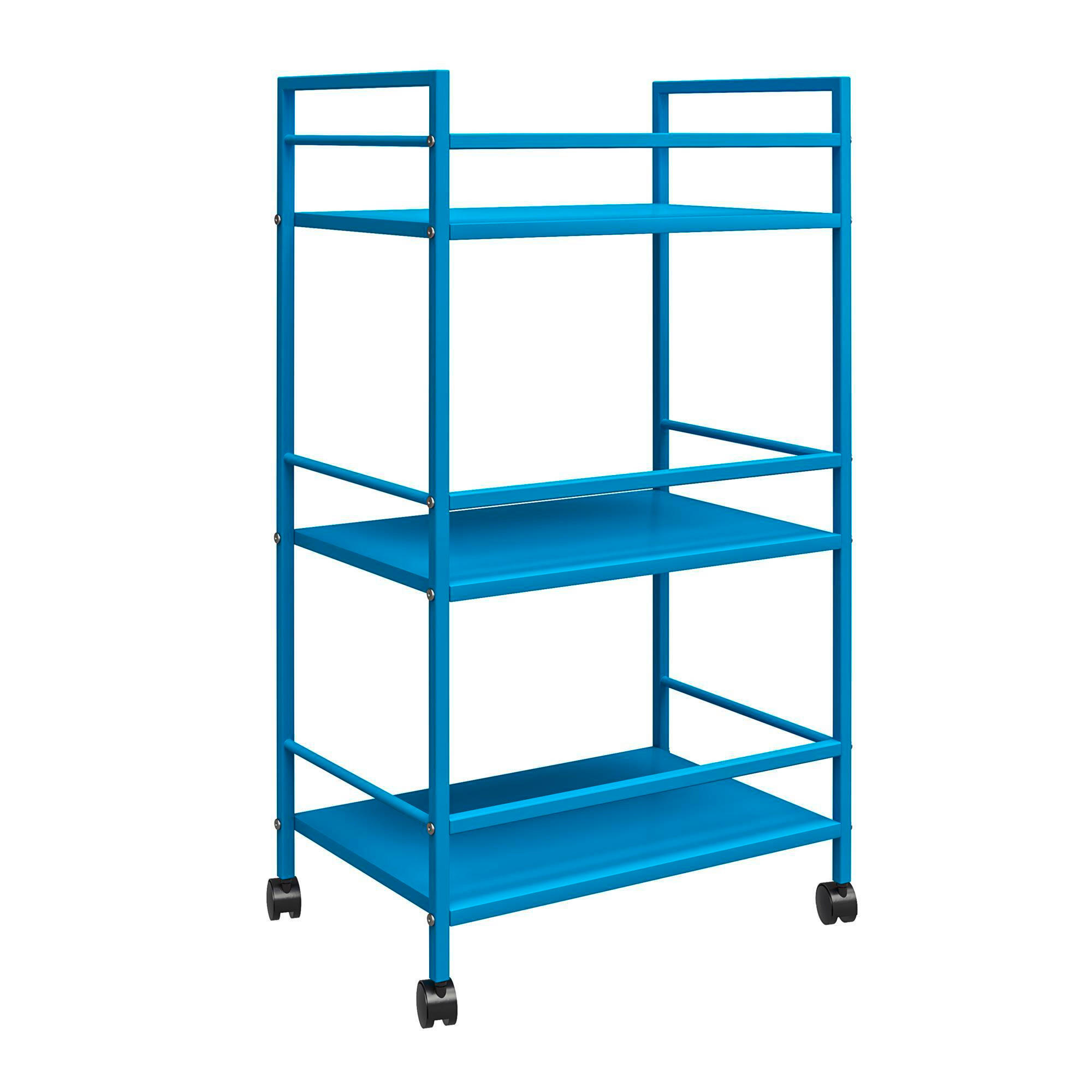 SERVIERWAGEN Blau  - Blau, Design, Kunststoff/Metall (43/77/29cm) - MID.YOU