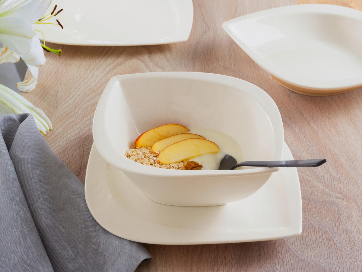 KOMBISERVICE Melbourne 16-teilig  - Weiß, Basics, Keramik - Creatable