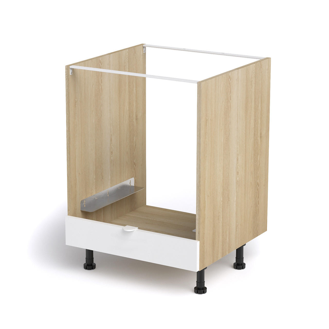 OMARA ZA VGRADNJO ŠTEDILNIKA - bela, Basics (60/87/56cm) - Stylife