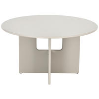 ESSTISCH 140/140/75 cm Nachbildung  Holzwerkstoff rund Greige  - Greige, MODERN, Holzwerkstoff (140/140/75cm) - Livetastic