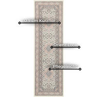 LÄUFER 80/250 cm Mirkan  - Hellrosa/Creme, Basics, Kunststoff/Textil (80/250cm) - Hanse Home