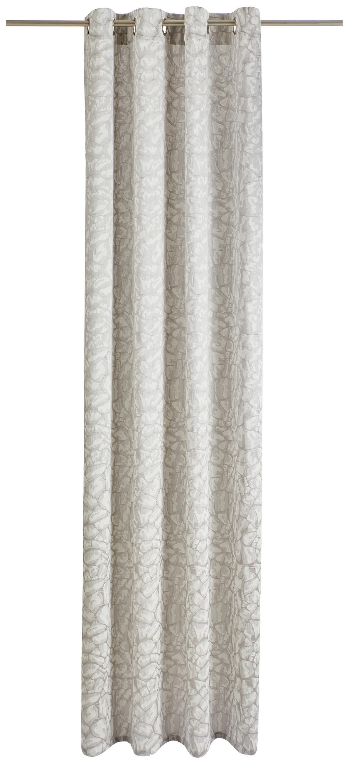 ÖSENSCHAL PEDRA Verdunkelung 140/245 cm   - Silberfarben, LIFESTYLE, Textil (140/245cm) - Dieter Knoll