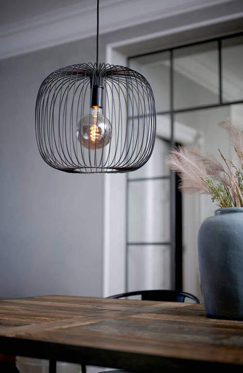 HÄNGELEUCHTE 40/33 cm  - Schwarz, KONVENTIONELL, Metall (40/33cm) - Nordlux