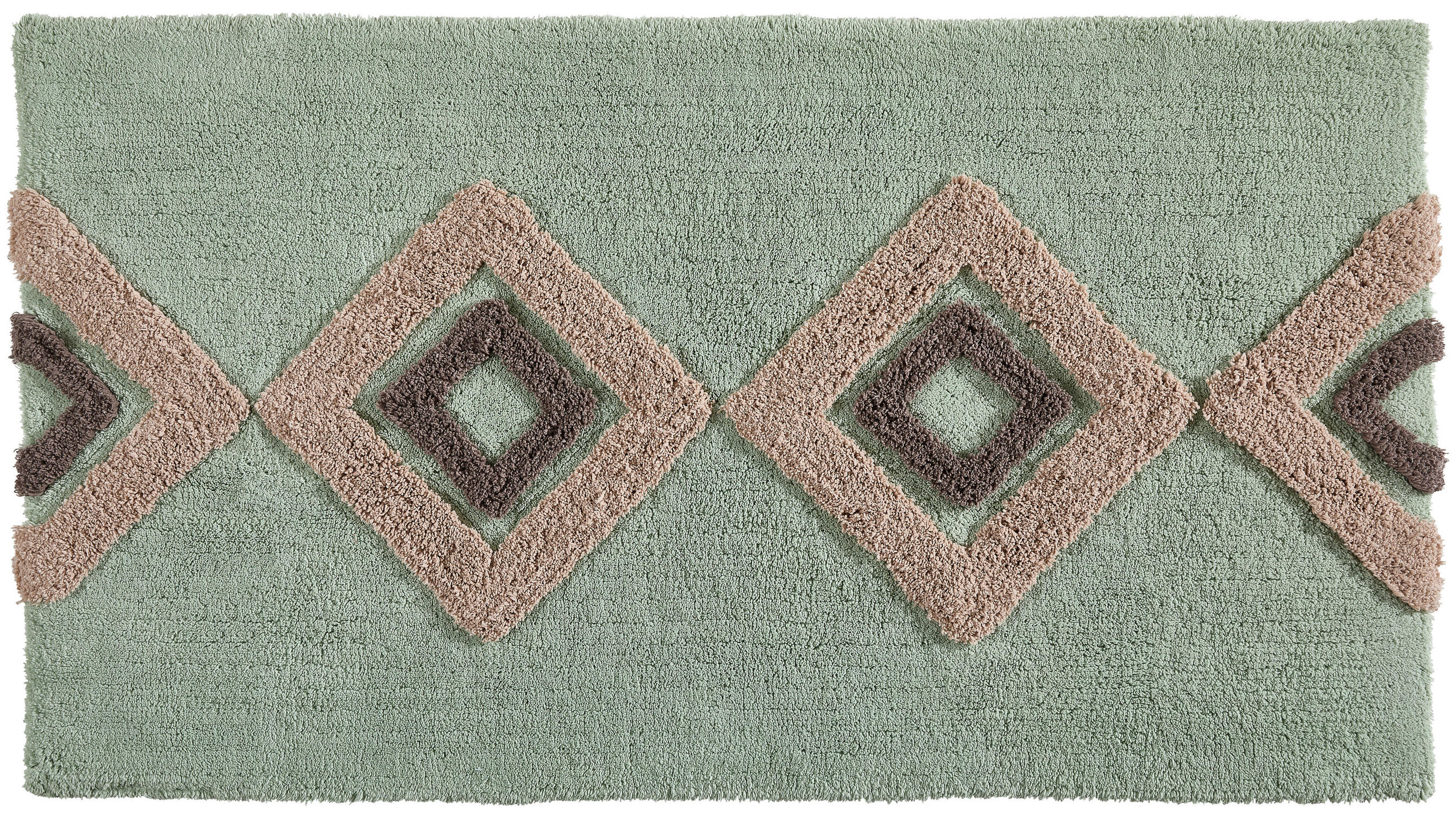 BADEMATTE Grün 70/120 cm  - Grün, KONVENTIONELL, Textil (70/120cm) - Esposa