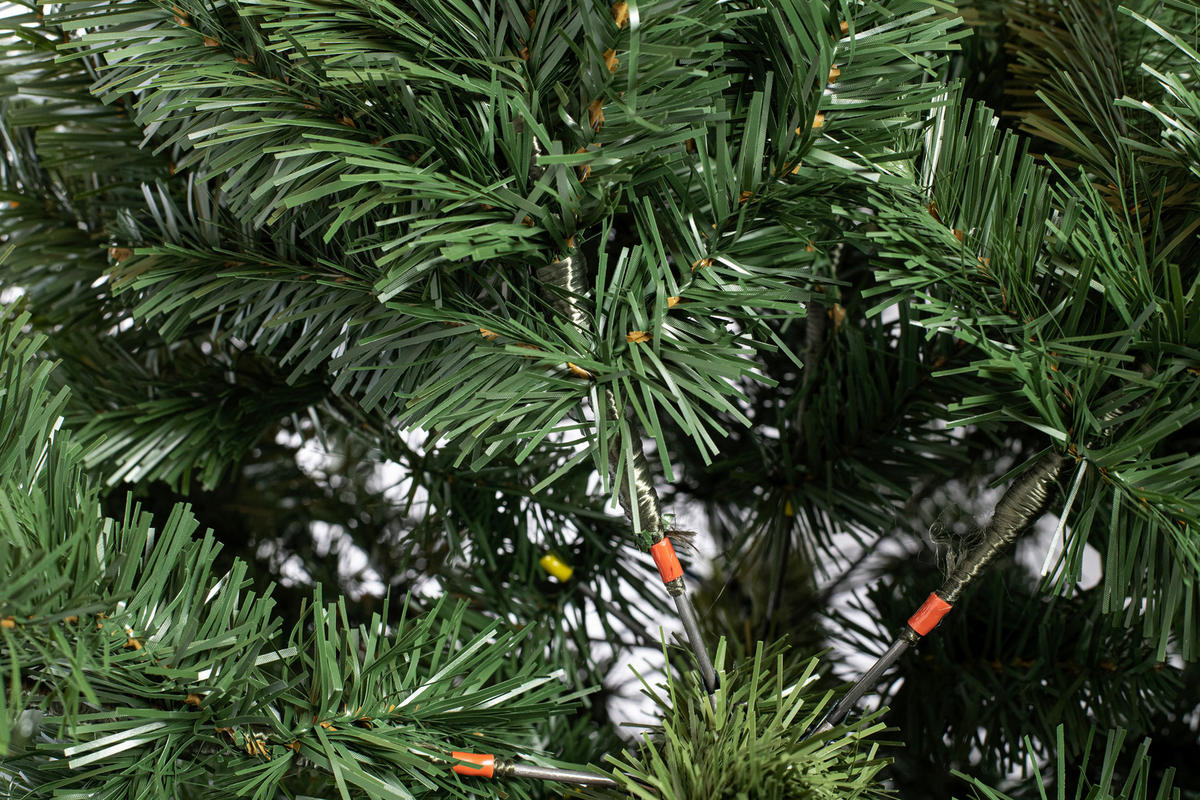 WEIHNACHTSBAUM 210 cm  - Waldgrün, Basics, Kunststoff/Metall (124/210cm)