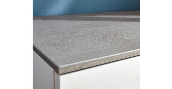 SIDEBOARD Galaverna in 159,6/93,50/45 cm - Weiß Hochglanz/Weiß, Design, Holzwerkstoff/Metall (159,6/93,50/45cm) - Carryhome