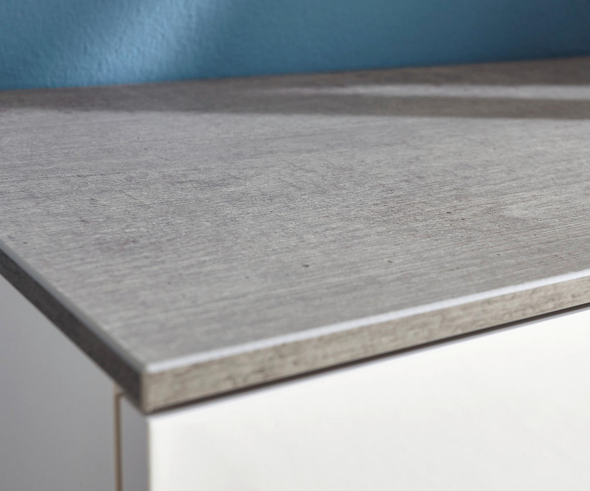 SCHUHSCHRANK Grau, Weiß  - Weiß/Grau, Design, Holzwerkstoff (90/108/35cm) - Carryhome