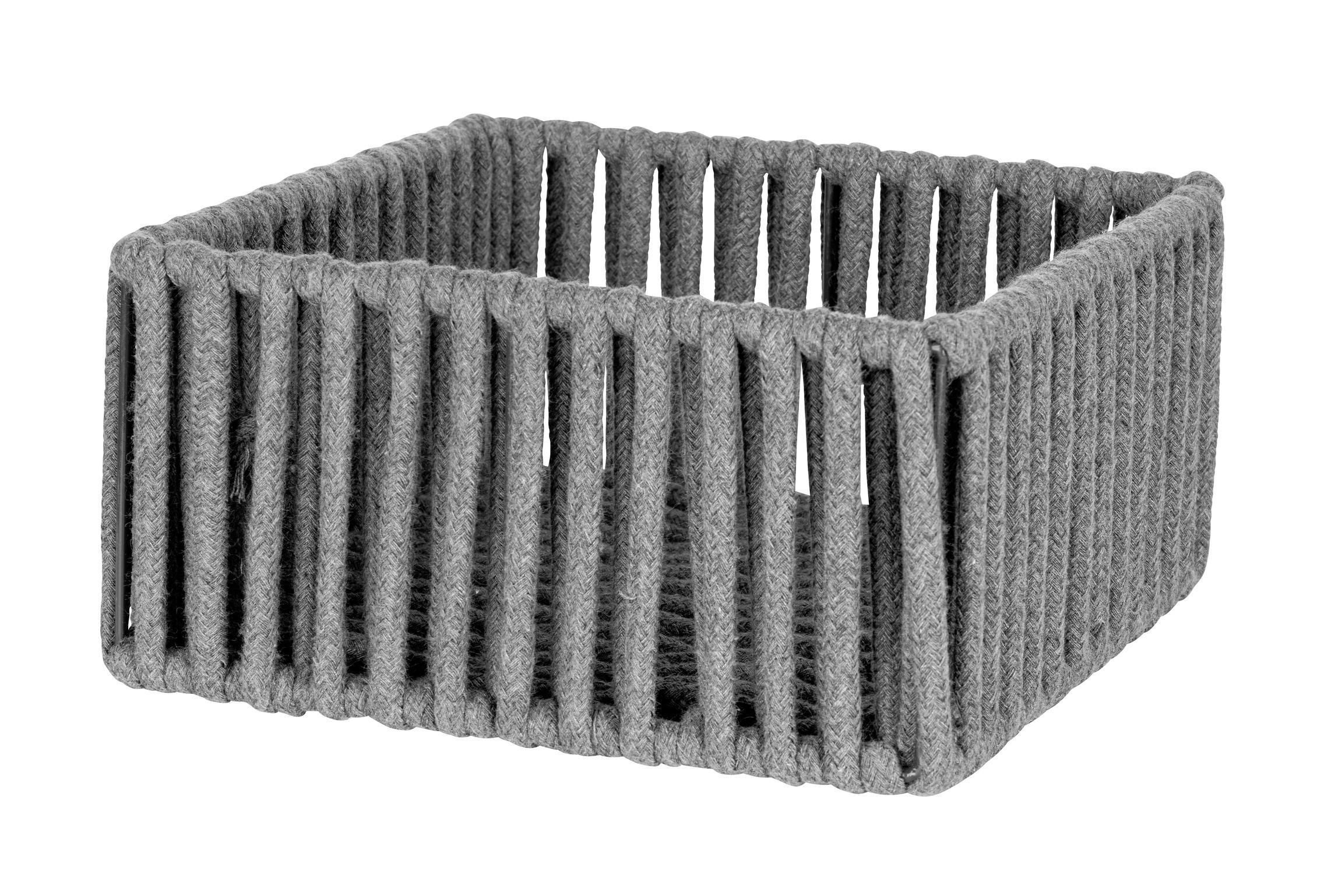 AUFBEWAHRUNGSKÖRBCHEN     - Grau, KONVENTIONELL, Textil (20/10/20cm) - Schöner Wohnen