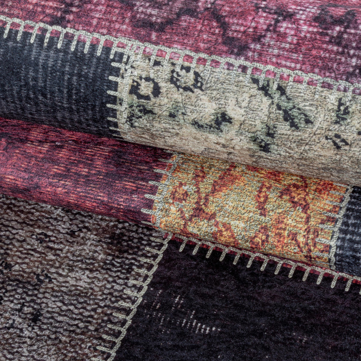 PLOCHO TKANÝ KOBEREC, 80/150 cm, viacfarebná - viacfarebná, Design, koža/textil (80/150cm) - Novel