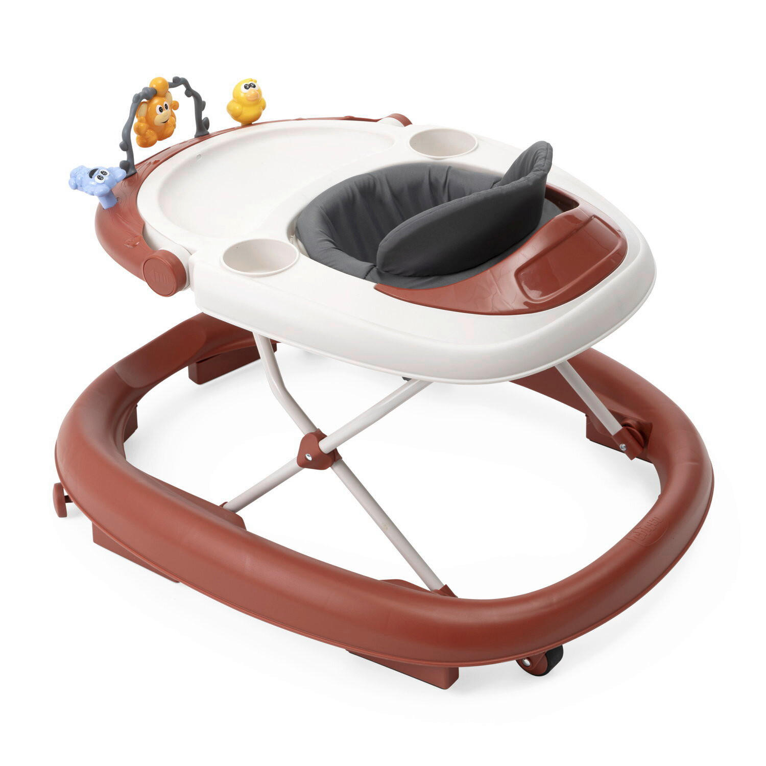 LAUFLERNWAGEN - Rotbraun/Dunkelgrau, Basics (47/45/81cm) - Chicco