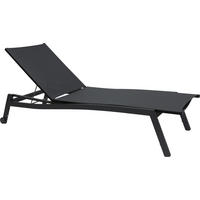 GARTENLIEGE 70/38/201 cm  - Anthrazit, Basics, Textil/Metall (70/38/201cm) - Stern