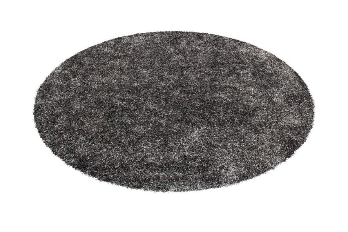 HOCHFLORTEPPICH 120 cm Diamond 725 Grau / Weiß Grau, Weiß  - Weiß/Grau, KONVENTIONELL, Textil (120cm)