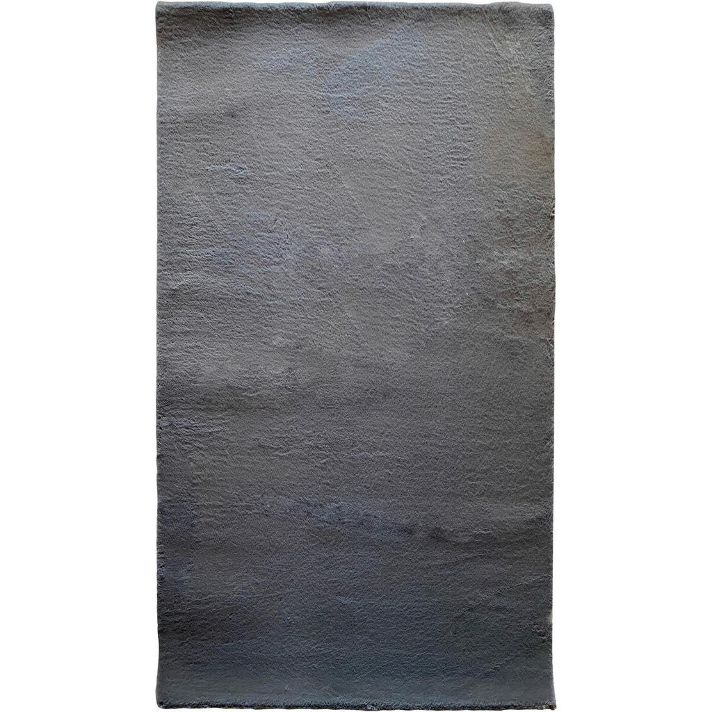 Fellteppich Magarete Stahlgrau 80x150 Cm