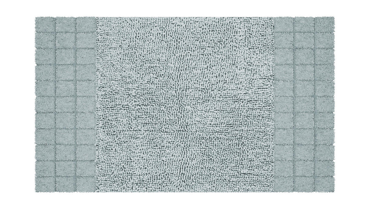 BADEMATTE Grün 70/120 cm  - Grün, KONVENTIONELL, Kunststoff/Textil (70/120cm) - Grund