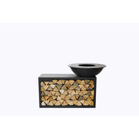 FEUERSTELLE Tiger Fire 88  - Schwarz, Basics, Metall (130/88/97cm) - Zebra 