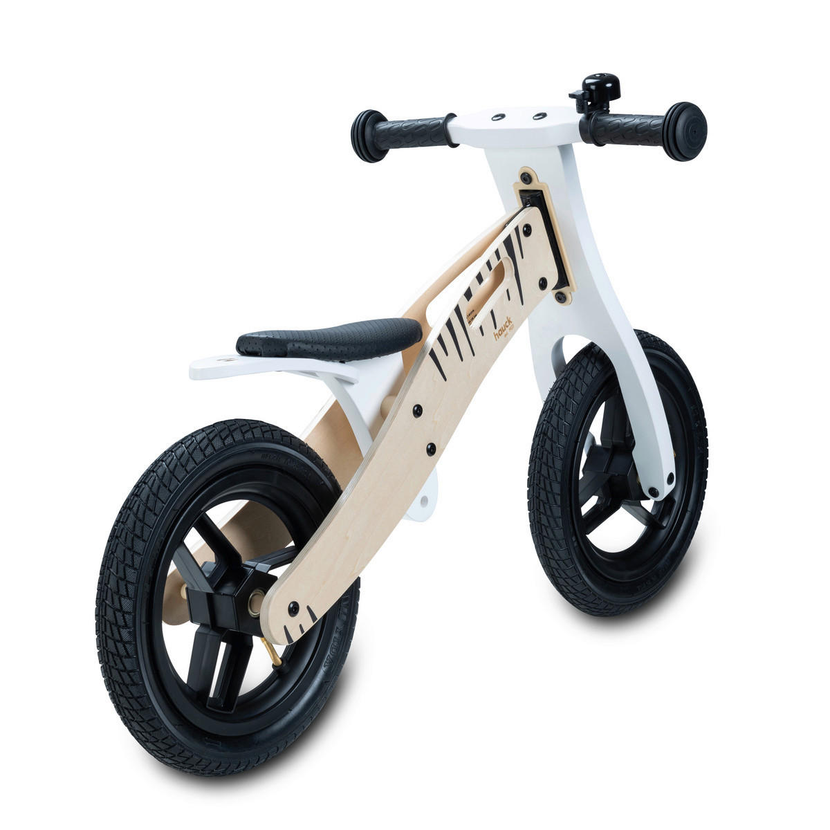 LAUFRAD BALANCE N RIDE  - Schwarz/Weiß, Basics, Holz/Kunststoff (39,5/55/85cm) - Hauck