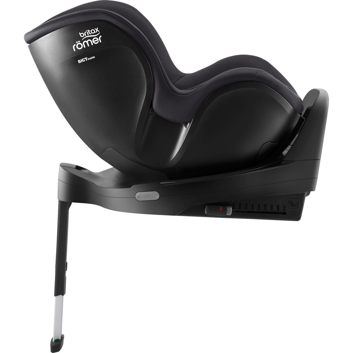 REBOARDER-KINDERSITZ Dualfix Pro M  - Dunkelgrau, Basics, Textil (44/48/74cm) - Britax Römer