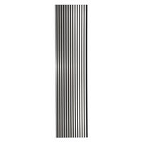 AKUSTIKPANEEL Silber gebürstet foliert 57.25/2/240 cm  - Silberfarben, KONVENTIONELL, Holzwerkstoff/Textil (57.25/2/240cm)
