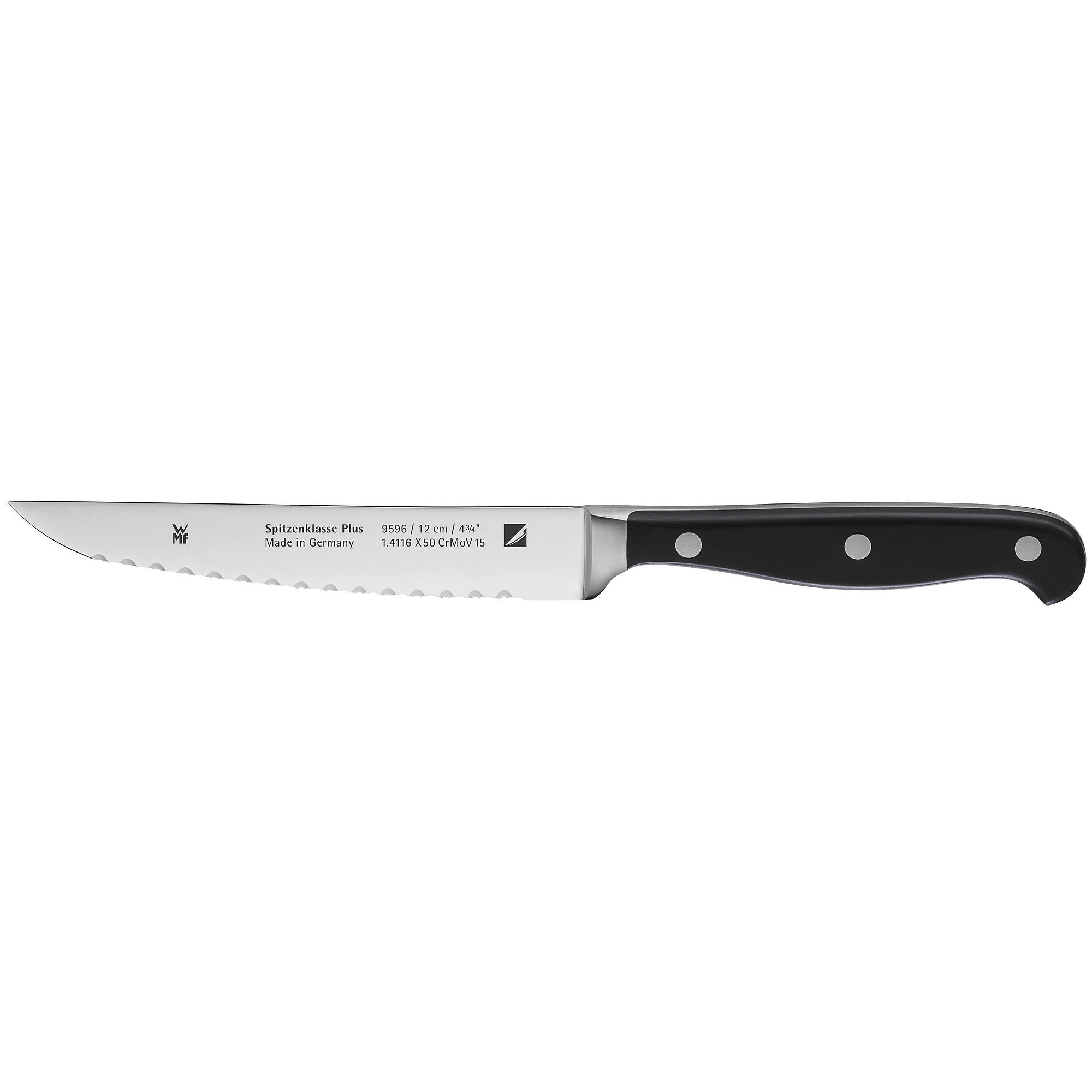 ALLZWECKMESSER 22 cm  - Edelstahlfarben/Schwarz, Basics, Kunststoff/Metall (22cm) - WMF