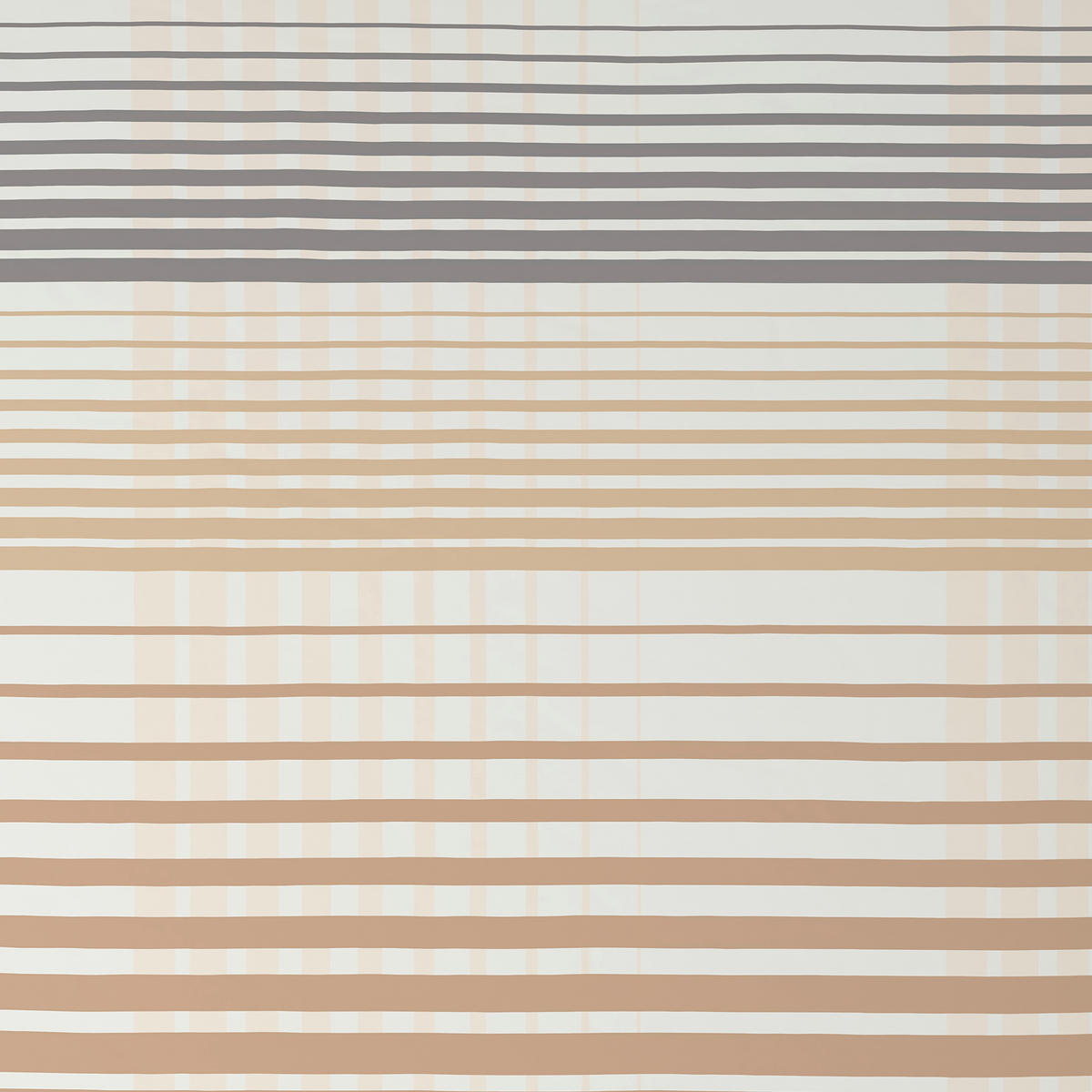 BETTWÄSCHE 2-teilig Satin 140/200 cm  - Taupe/Grau, Design, Textil (140/200cm) - Dieter Knoll