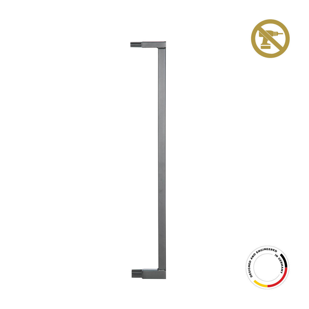 SCHUTZGITTERVERLÄNGERUNG 8/81,5 cm  - Hellgrau, Basics, Metall (8/81,5cm) - Geuther