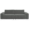 BIGSOFA in Chenille, Jacquard Grau  - Schwarz/Grau, Design, Kunststoff/Textil (270/83/125cm) - Niels Andersson