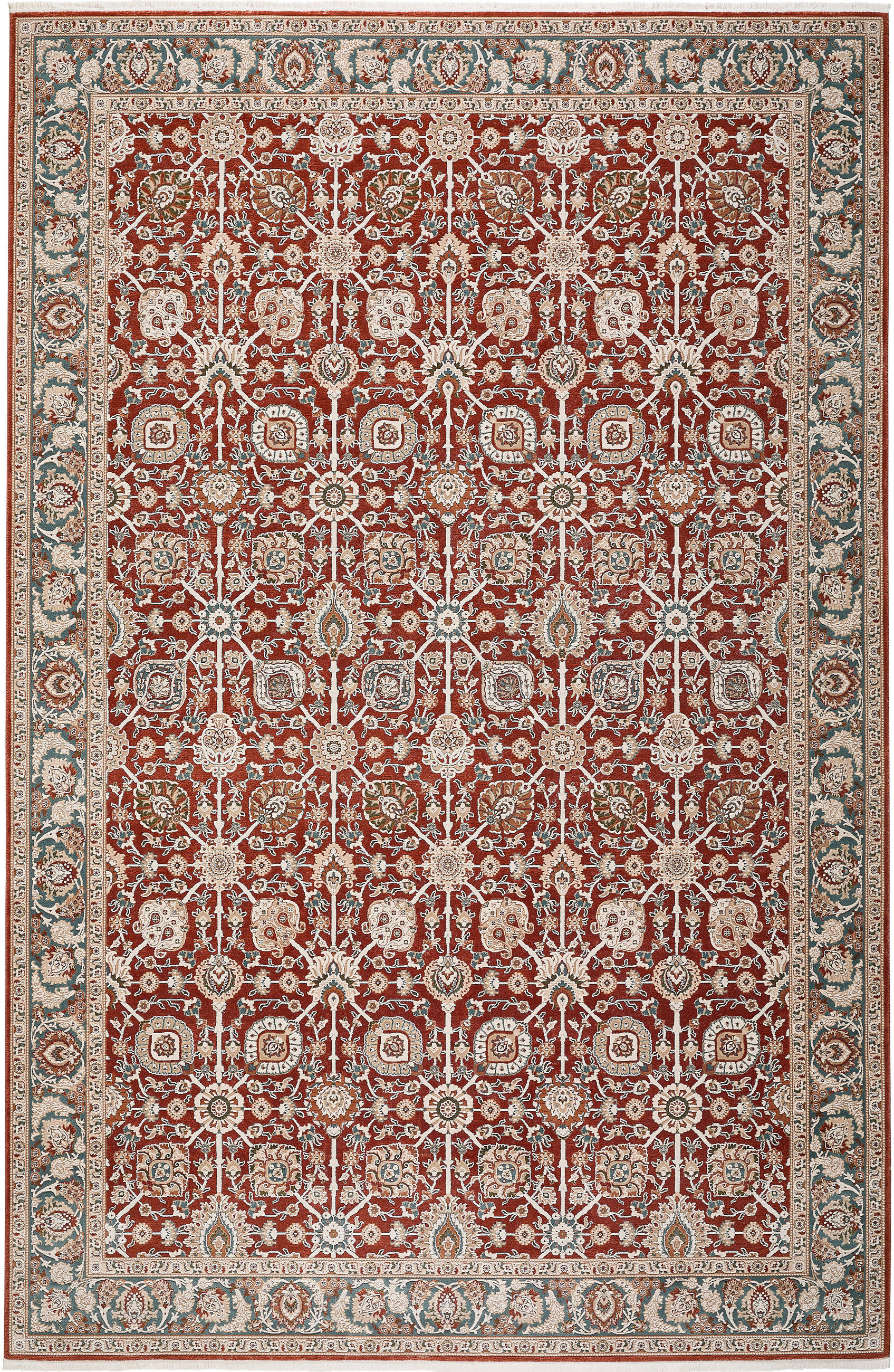 VINTAGE-TEPPICH 200/290 cm Beige, Terracotta rechteckig  - Beige/Terracotta, Design, Textil (200/290cm) - Cazaris