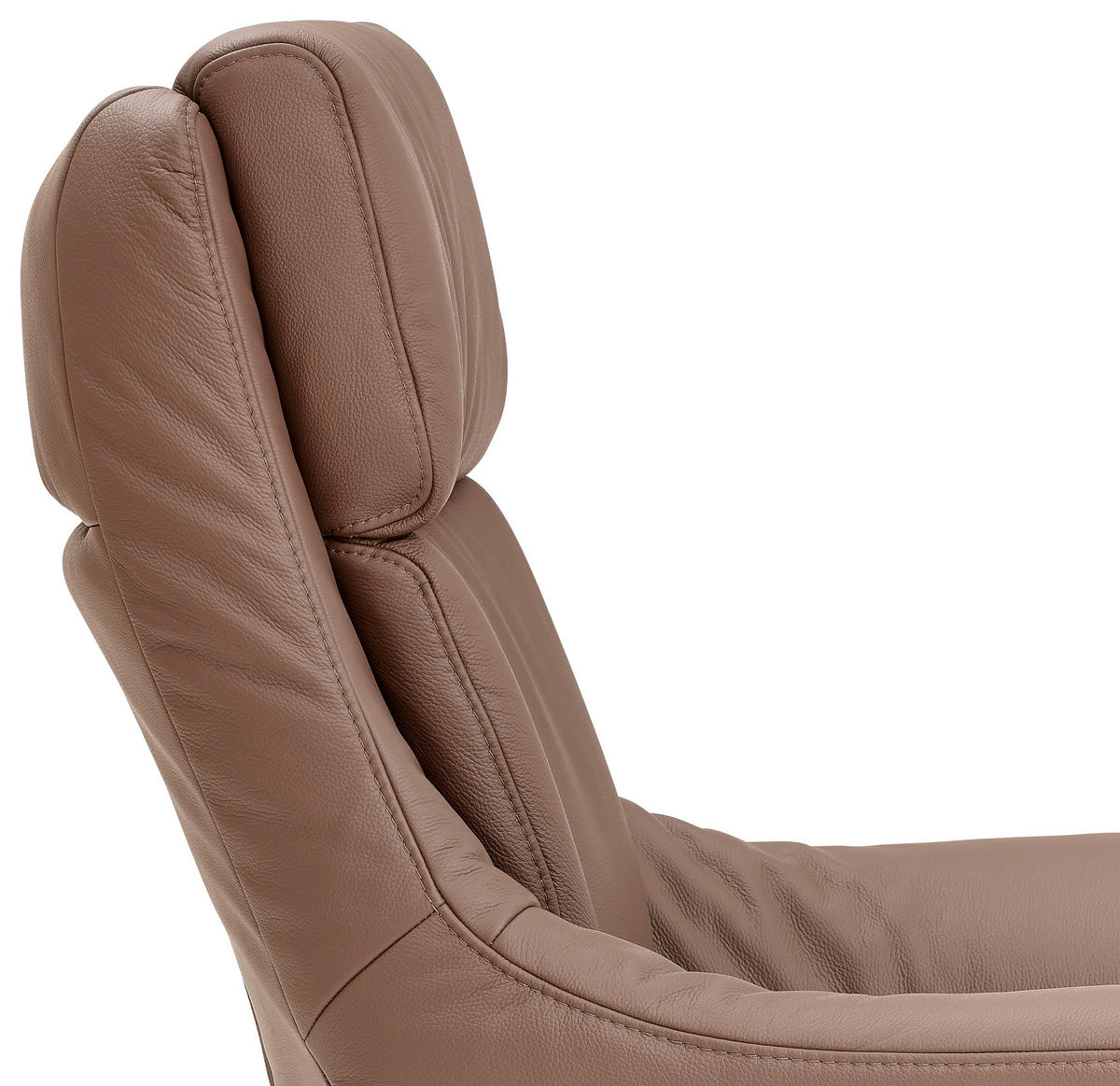 RELAXSESSEL Echtleder Relaxfunktion, Kopfteilverstellung, Fußteilverstellung    - Braun, KONVENTIONELL, Leder/Metall (84/116/88cm) - Himolla Komfortklass