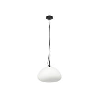ZÁVĚSNÉ SVÍTIDLO,  42/150/42 cm - bílá/černá, Basics, kov/sklo (42/150/42cm) - Eglo
