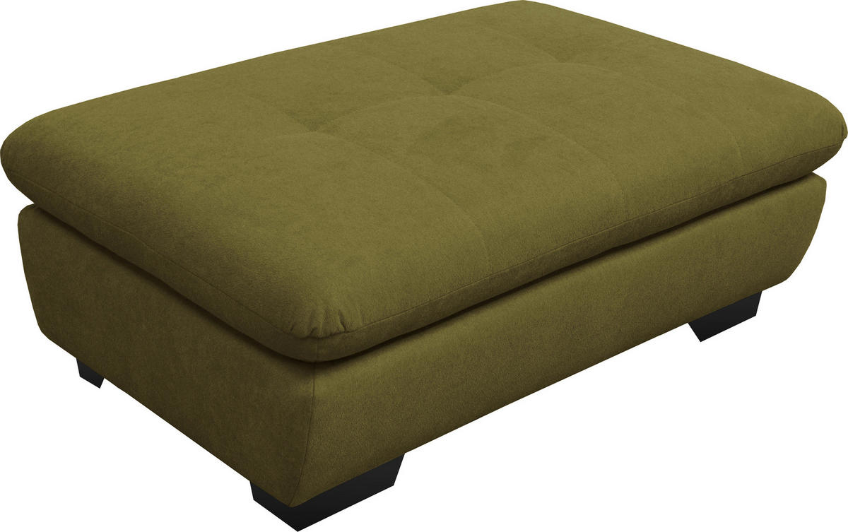 ECKSOFA in Mikrofaser Grün  - Schwarz/Grün, Design, Textil/Metall (290/198cm) - Xora