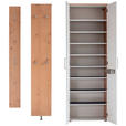 GARDEROBE 3-teilig  in 220/198/29 cm  - Wildeiche/Weiß, Design, Holzwerkstoff (220/198/29cm) - Moderano