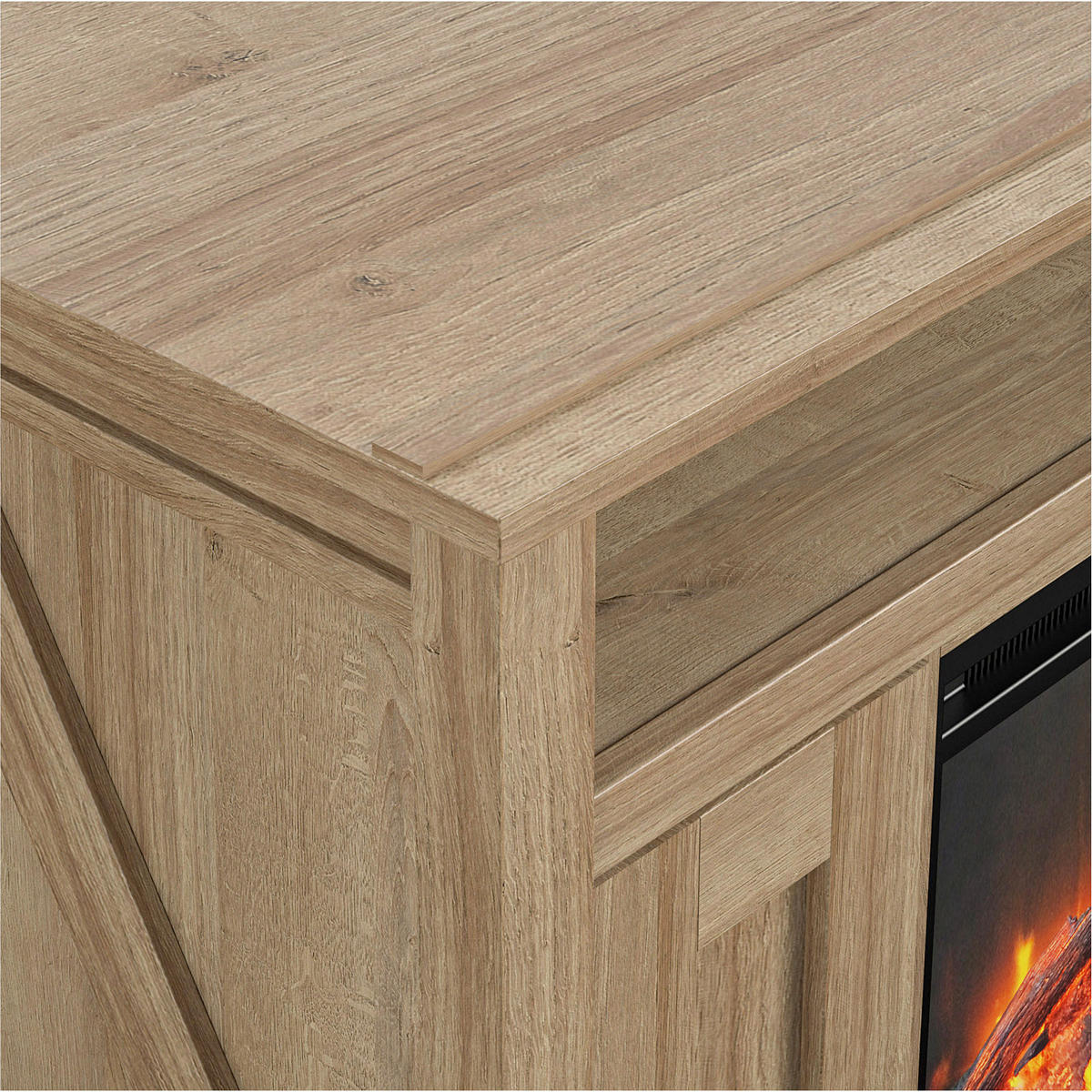 LOWBOARD Farmington  in 121/75/40 cm  - Eichefarben/Schwarz, Design, Holzwerkstoff/Metall (121/75/40cm) - MID.YOU