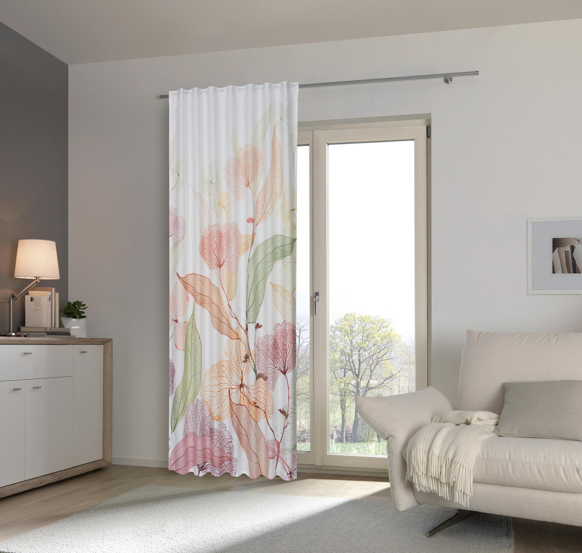 HOTOVÝ ZÁVES, nepriehľadné, 140/245 cm - svetlozelená, Modern, plast (140/245cm) - Esposa