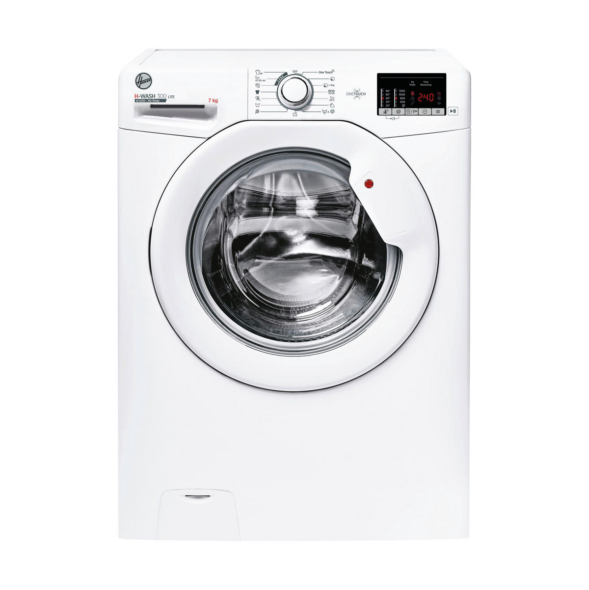 WASCHMASCHINE H3W4 272DA3/1-S   - Weiß, Basics, Glas/Kunststoff (60/85/45cm) - Hoover