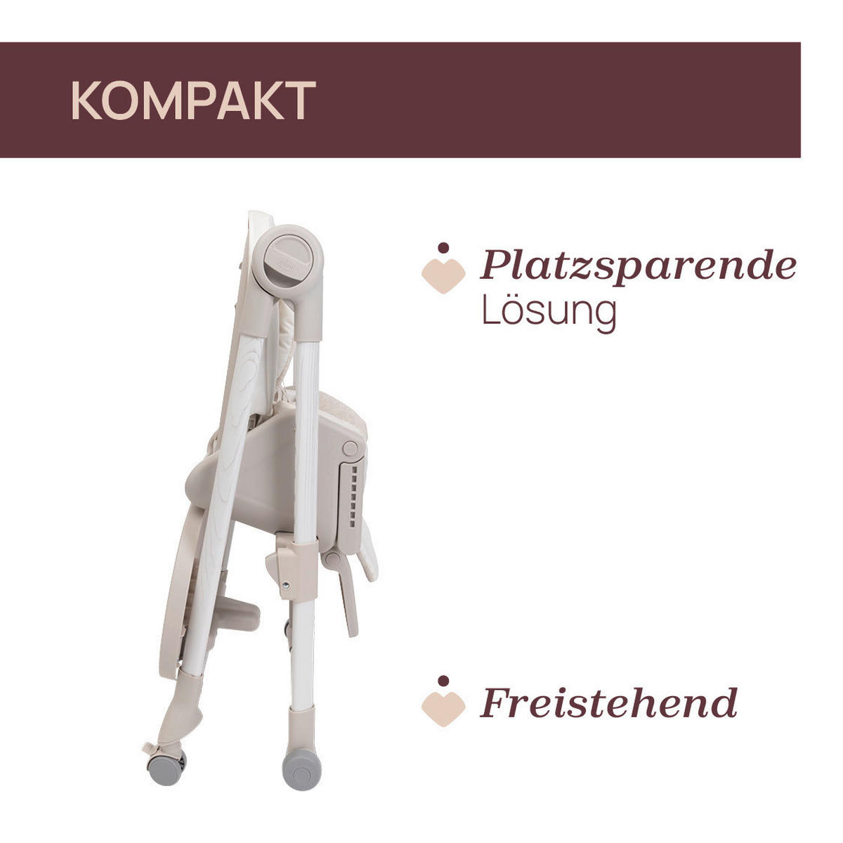 HOCHSTUHL Polly Armonia  - Alabasterfarben, Basics, Kunststoff (57/79-104/90cm) - Chicco