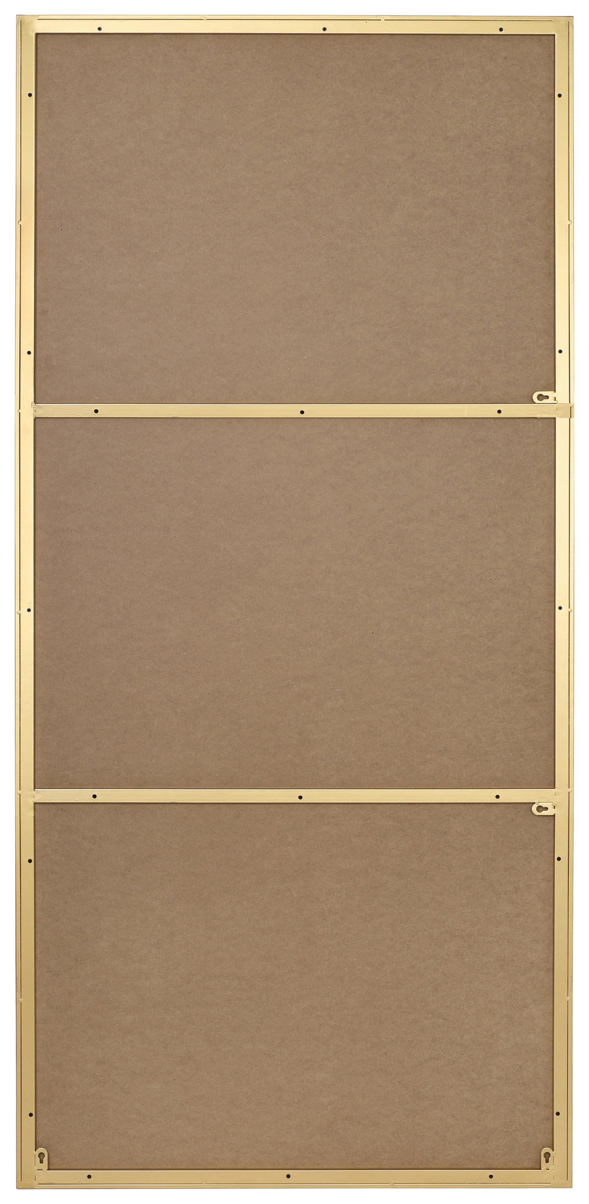 WANDSPIEGEL 90/180/2,5 cm    in rechteckig  - Goldfarben, Trend, Glas/Holzwerkstoff (90/180/2,5cm) - Landscape