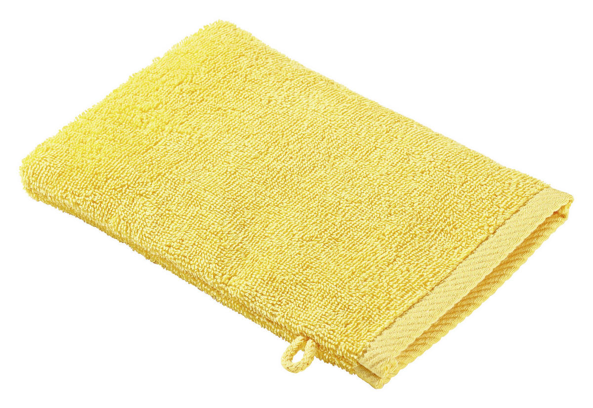 WASCHLAPPEN QUATTRO Gelb  - Gelb, Konventionell, Textil (16/22cm) - Esposa