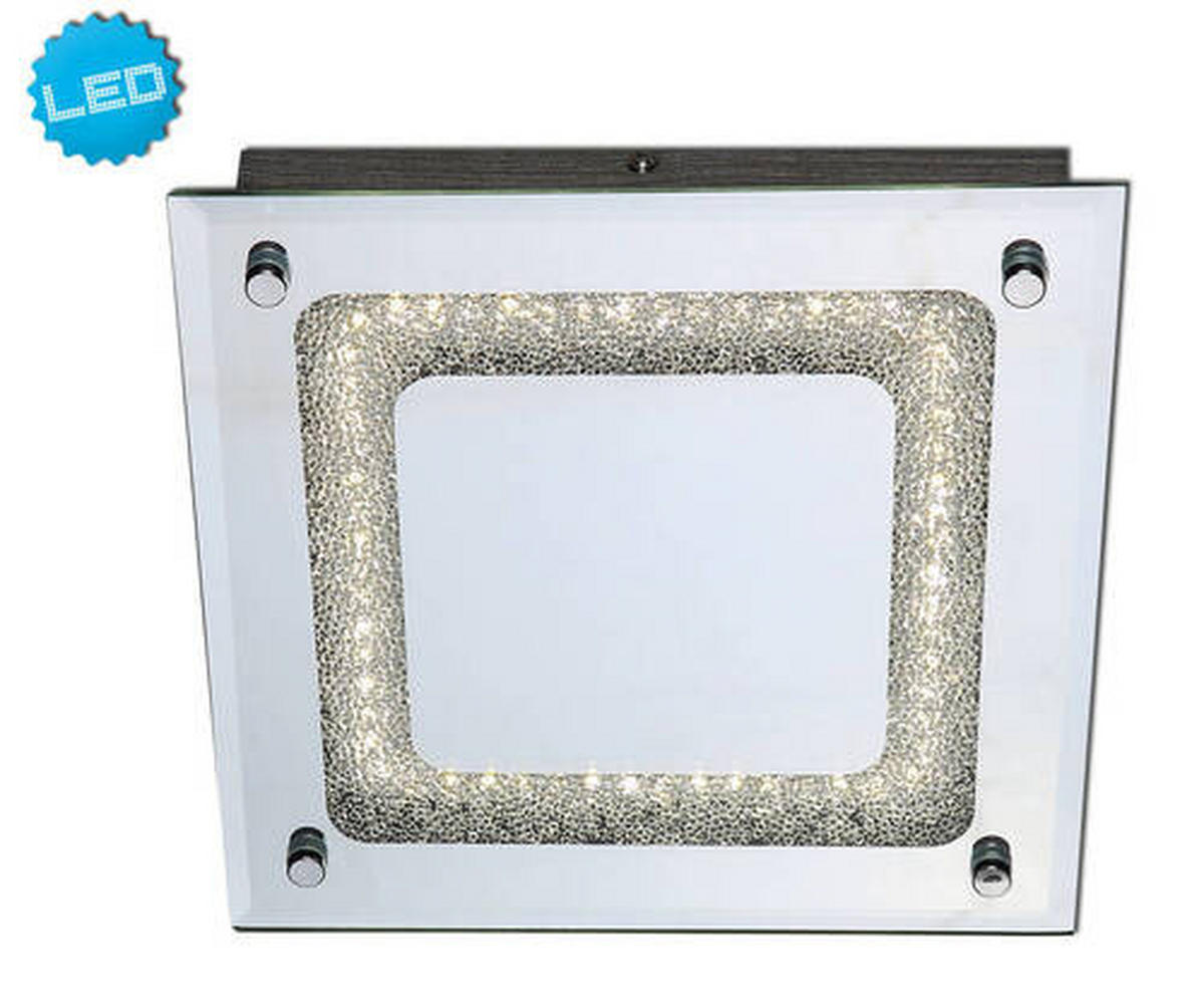 LED-DECKENLEUCHTE Thun 24 cm  - Opal/Weiß, Basics, Glas/Metall (24cm) - Näve