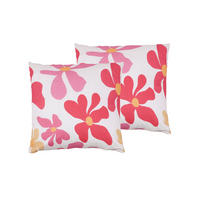 ZIERKISSENSET   48/48 cm   - Pink/Rot, Basics, Textil (48/48cm)