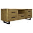TV-ELEMENT 160/60/45 cm - Fichtefarben/Schwarz, Natur, Holz/Metall (160/60/45cm) - Linea Natura TV-ELEMENT 160/60/45 cm - Fichtefarben/Schwarz, Natur, Holz/Metall (160/60/45cm) - Linea Natura