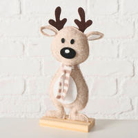 DEKOFIGUR KIND - Braun, Basics, Holz/Textil (13,5/5/28cm)