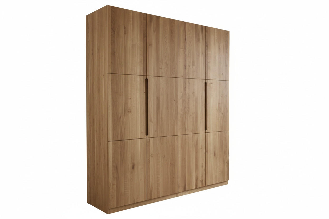 DREHTÜRENSCHRANK 202/223/62 cm,  in Wildeiche, 4-türig  - Wildeiche, MODERN, Holz (202/223/62cm) - MID.YOU