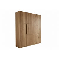 DREHTÜRENSCHRANK 202/223/62 cm,  in Wildeiche, 4-türig  - Wildeiche, MODERN, Holz (202/223/62cm) - MID.YOU