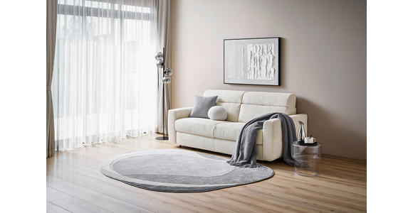 SCHLAFSOFA Cord Sandfarben  - Sandfarben/Schwarz, Design, Kunststoff/Textil (200/84/98cm) - Novel