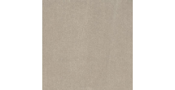 ECKSOFA Beige Feincord  - Beige/Buchefarben, KONVENTIONELL, Holz/Textil (211/154cm) - Carryhome