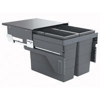 EINBAUABFALLSAMMLER 38 l  Kunststoff  - Basics, Kunststoff (41,2-41,8/37/43,4cm) - HKT