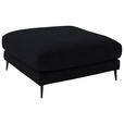 ECKSOFA  in Flachgewebe Schwarz  253/177 cm  - Schwarz, Design, Textil/Metall (253/177cm) - Dieter Knoll