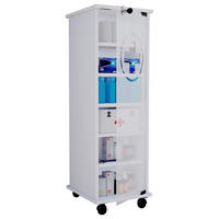 MEDIZINSCHRANK 31/98/35 cm  - Weiß, MODERN, Glas/Holzwerkstoff (31/98/35cm) - MID.YOU